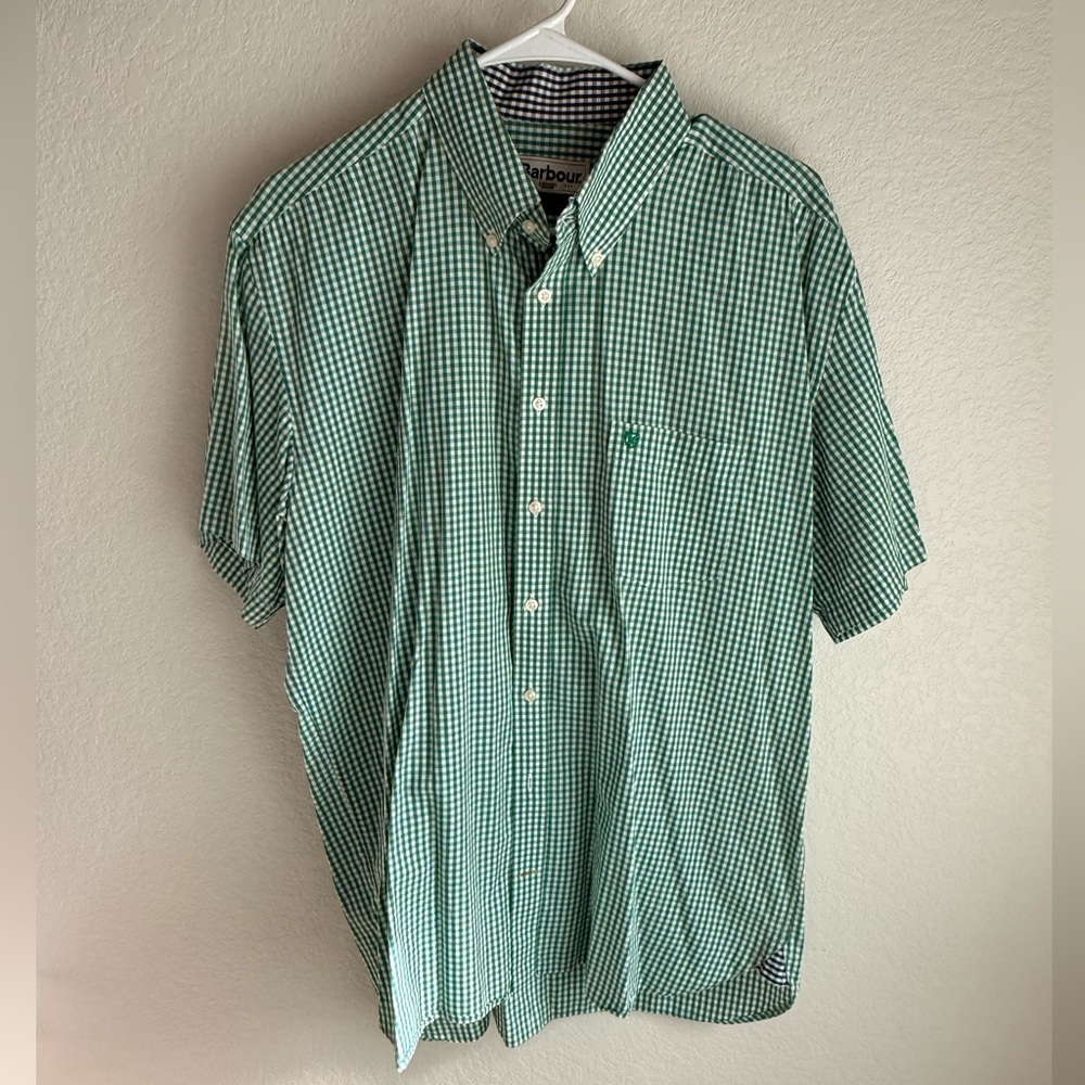 Barbour Men's Short Sleeve Button Down - Size L
